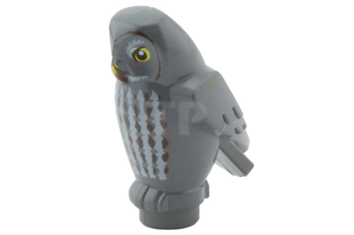 LEGO&reg; 4596738 - 92084pb02 - Owl, Angular Features with Feathers Pattern