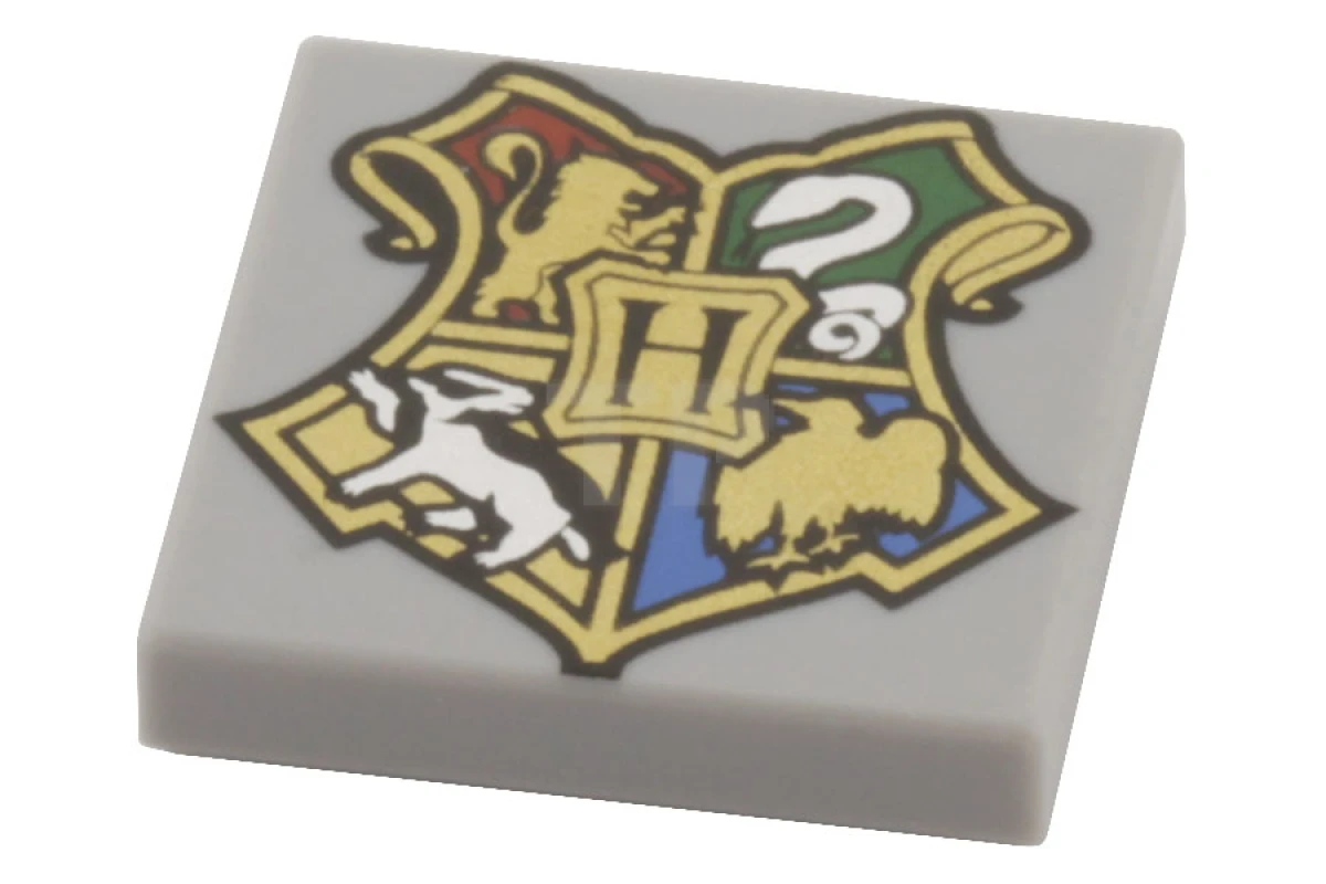 LEGO&reg; 6023369 - 3068pb0092 - Tile 2 x 2 with Coat of Arms Hogwarts Pattern