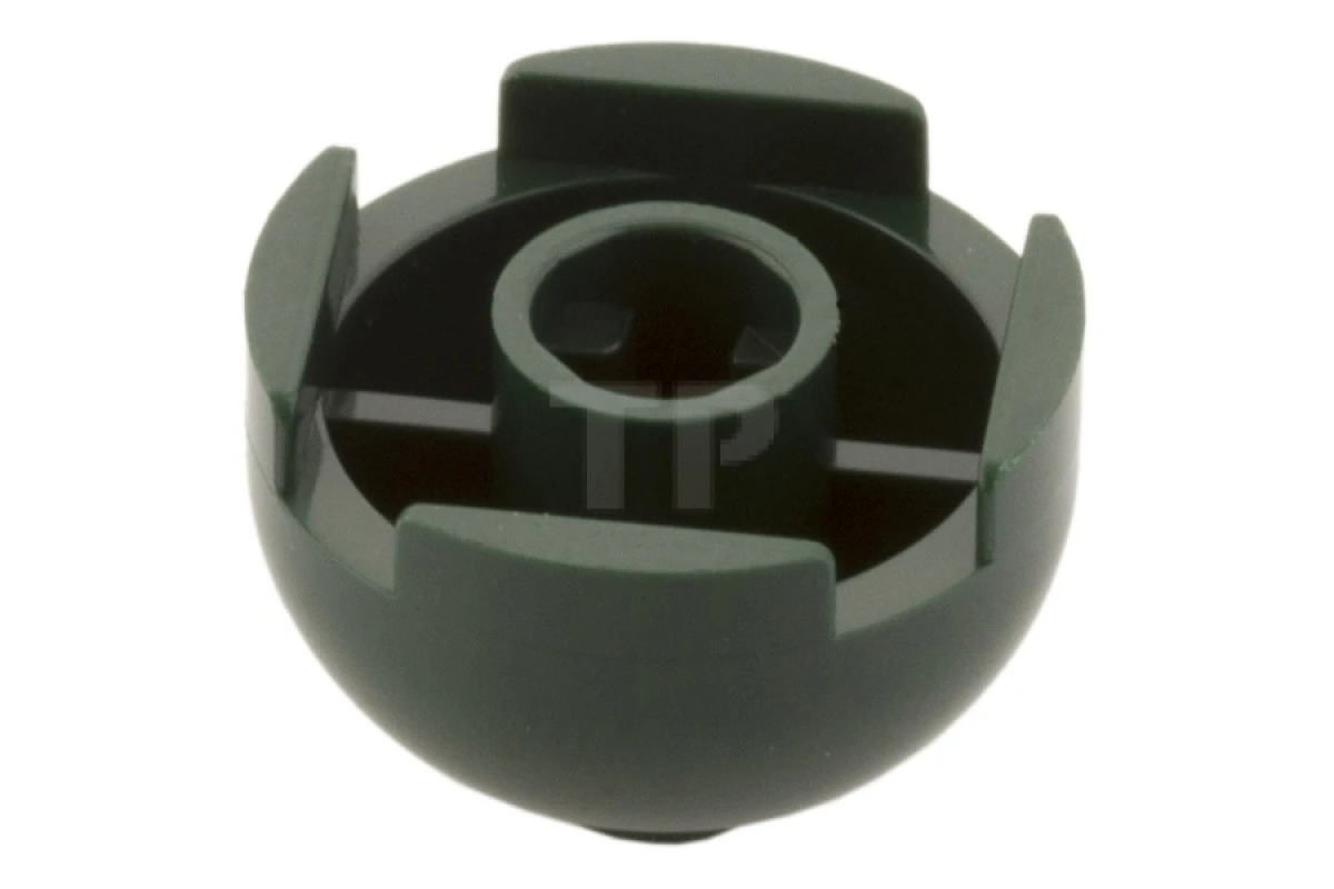 LEGO&reg; 4265392 - 553 - Steen, rond 2 x 2 koepelvormige bovenkant - geblokte open staander met ashouder x vorm + oriëntatie