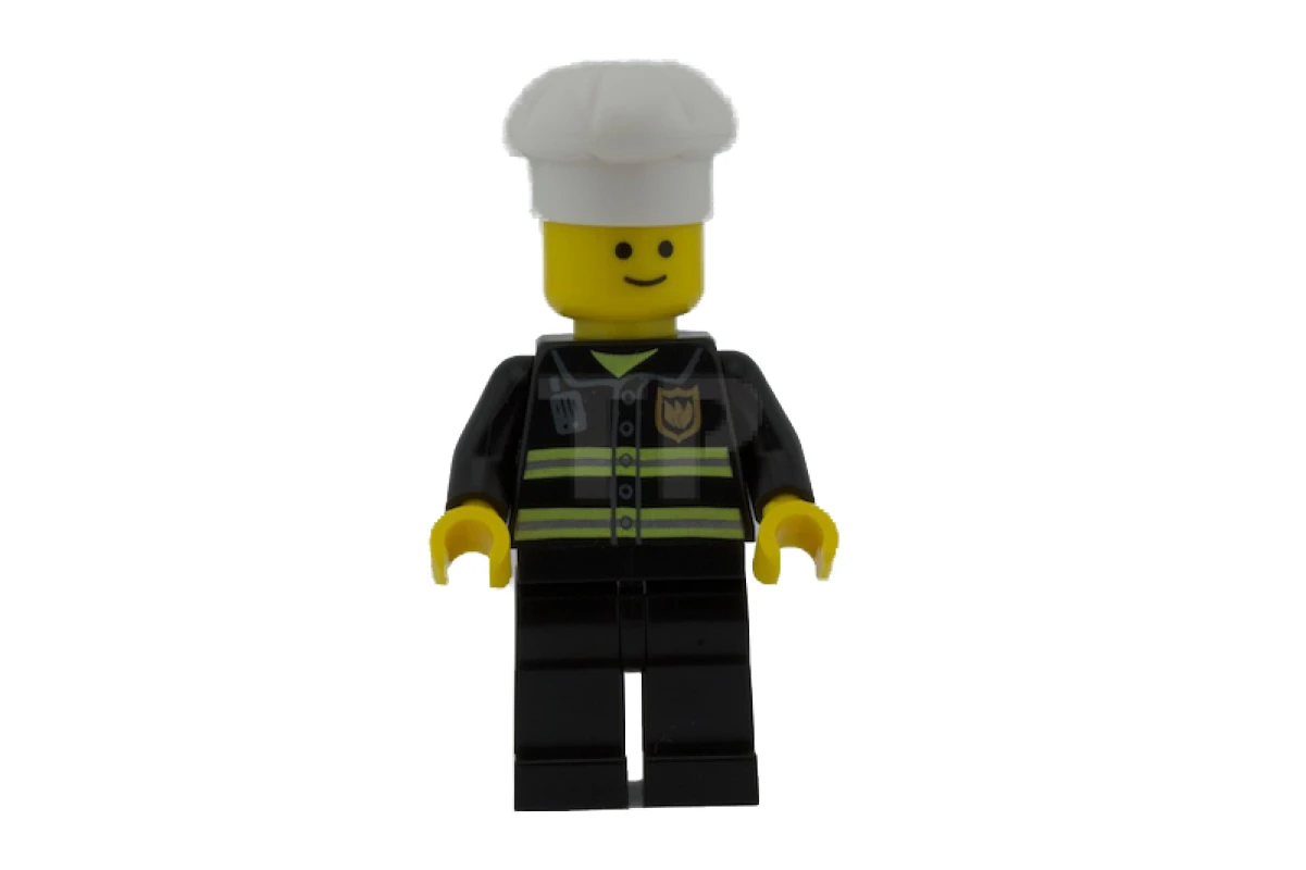 LEGO&reg; twn092 Feuerwehrmann - Koch