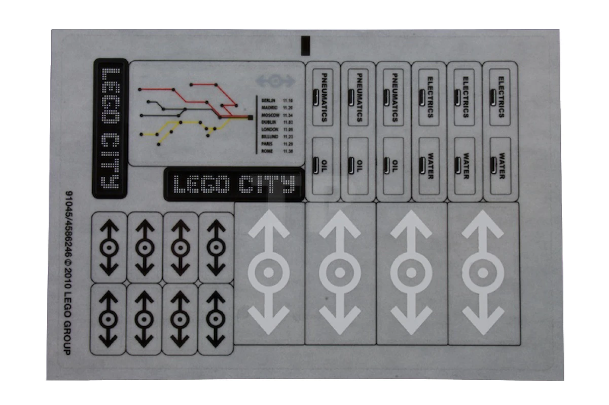 LEGO&reg; 4586246 - Sticker for Set 7938