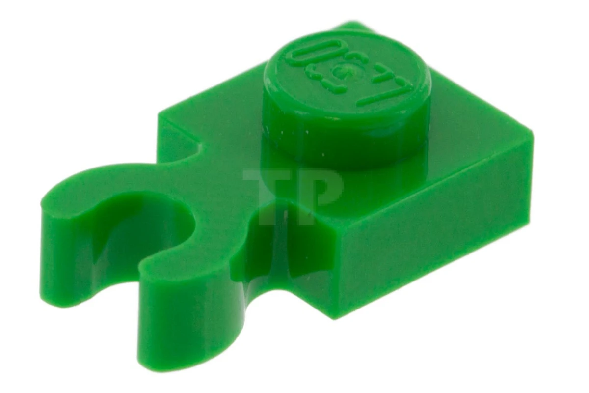 LEGO&reg; 6352225 - 4085d - Plaat 1 x 1 met Clip Verticaal - Dik open O