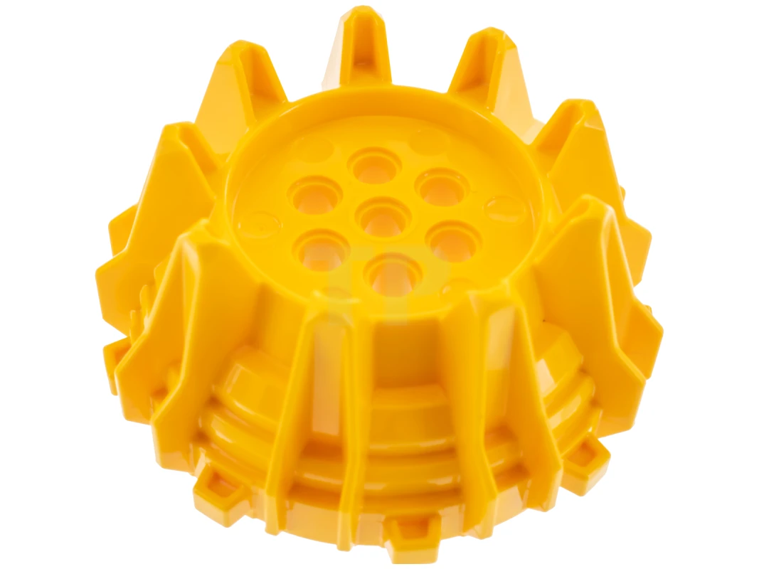 LEGO&reg; 6179124 - 64712 - Wheel Hard Plastic with Small Cleats and Flanges