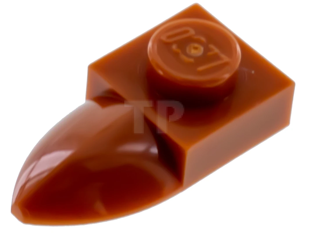 LEGO&reg; 6186048 - 49668 - Plate, Modified 1 x 1 with Tooth Horizontal