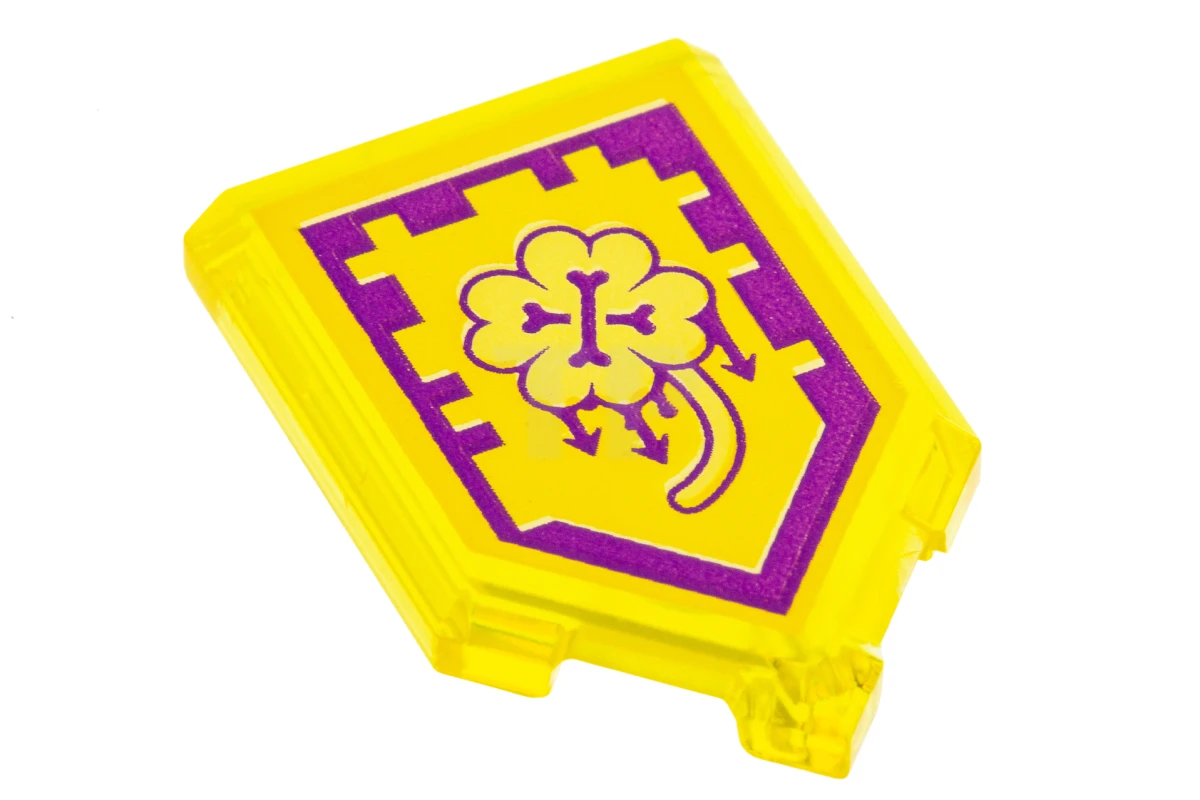 LEGO&reg;  - 22385pb145 - Tegel 2 x 3 Pentagonaal met Nexo Power Shield Patroon