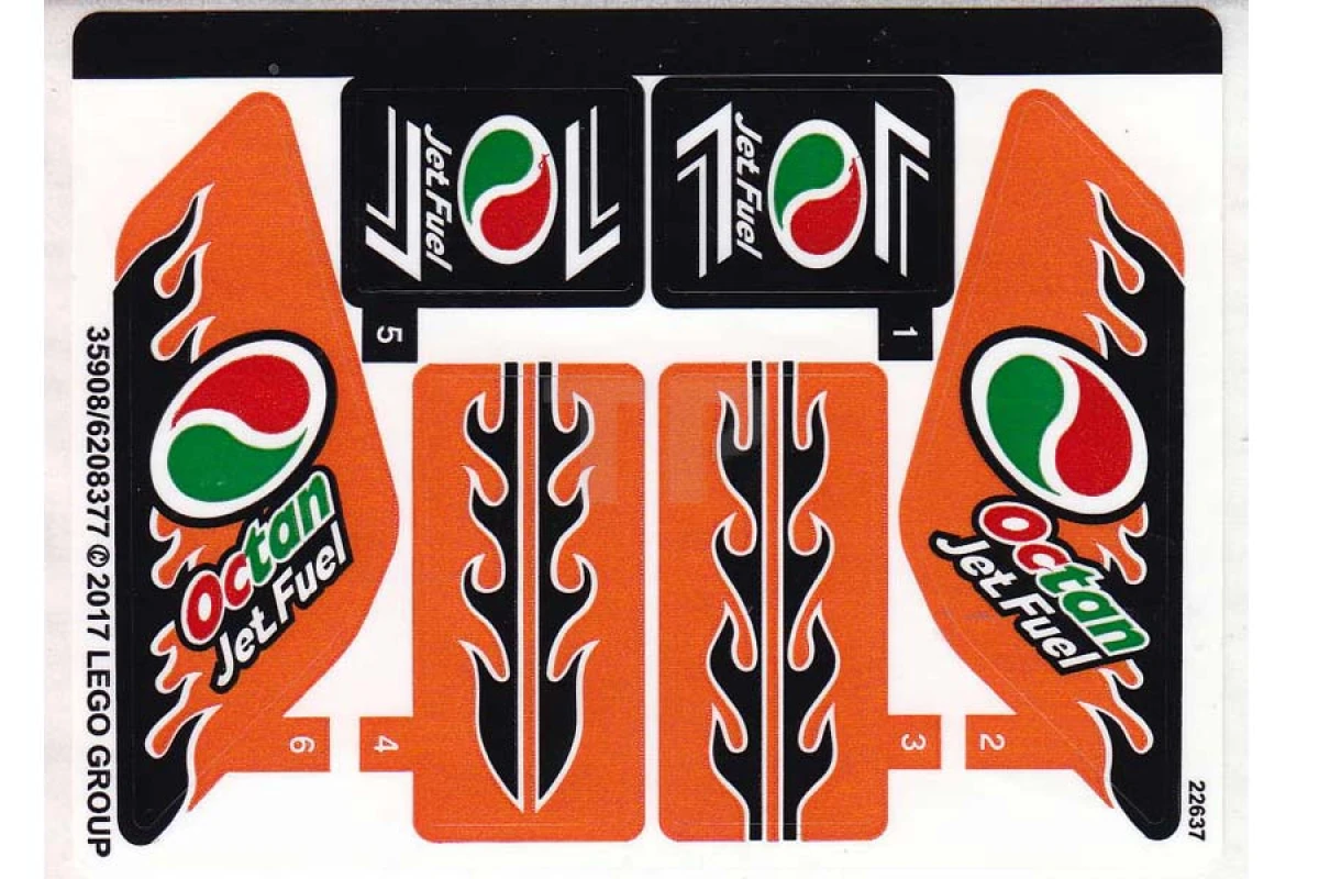 LEGO&reg; 6208377 - Sticker for Set 60178