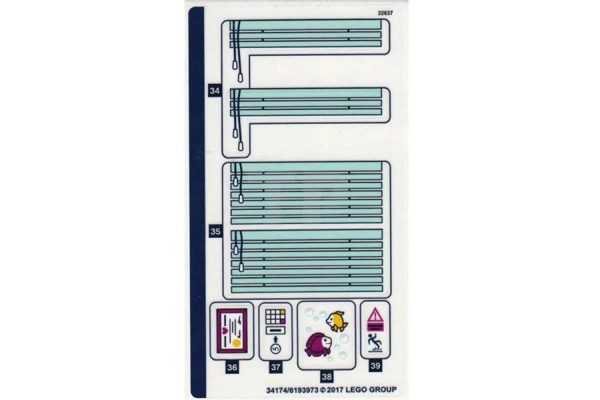 LEGO&reg; 6193973 - Sticker for Set 41318