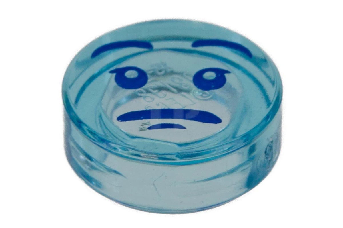 LEGO&reg; 6214265 - 98138pb083 - Fliese 1 x 1 Rund mit Gesicht aus Zan-Muster