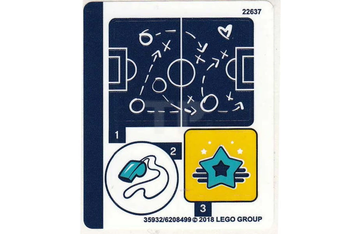 LEGO&reg; 6208499 - Adhesivo para Set 41330