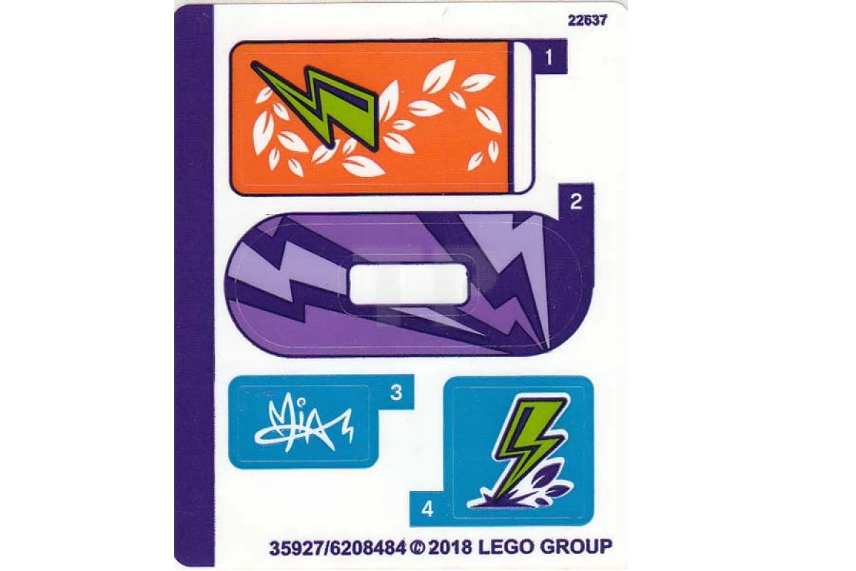 LEGO&reg; 6208484 - Autocollant pour l'ensemble 41327