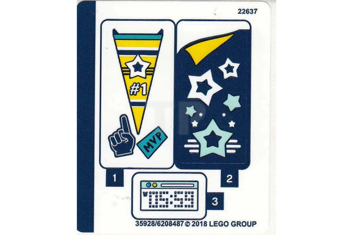 LEGO&reg; 6208487 - Aufkleber für Set 41328