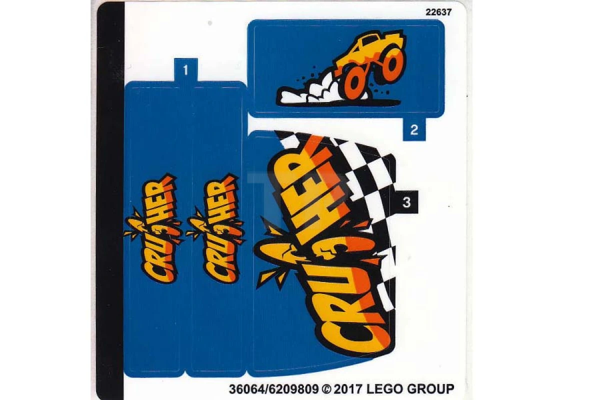 LEGO&reg; 6209809 - Sticker for Set 60180
