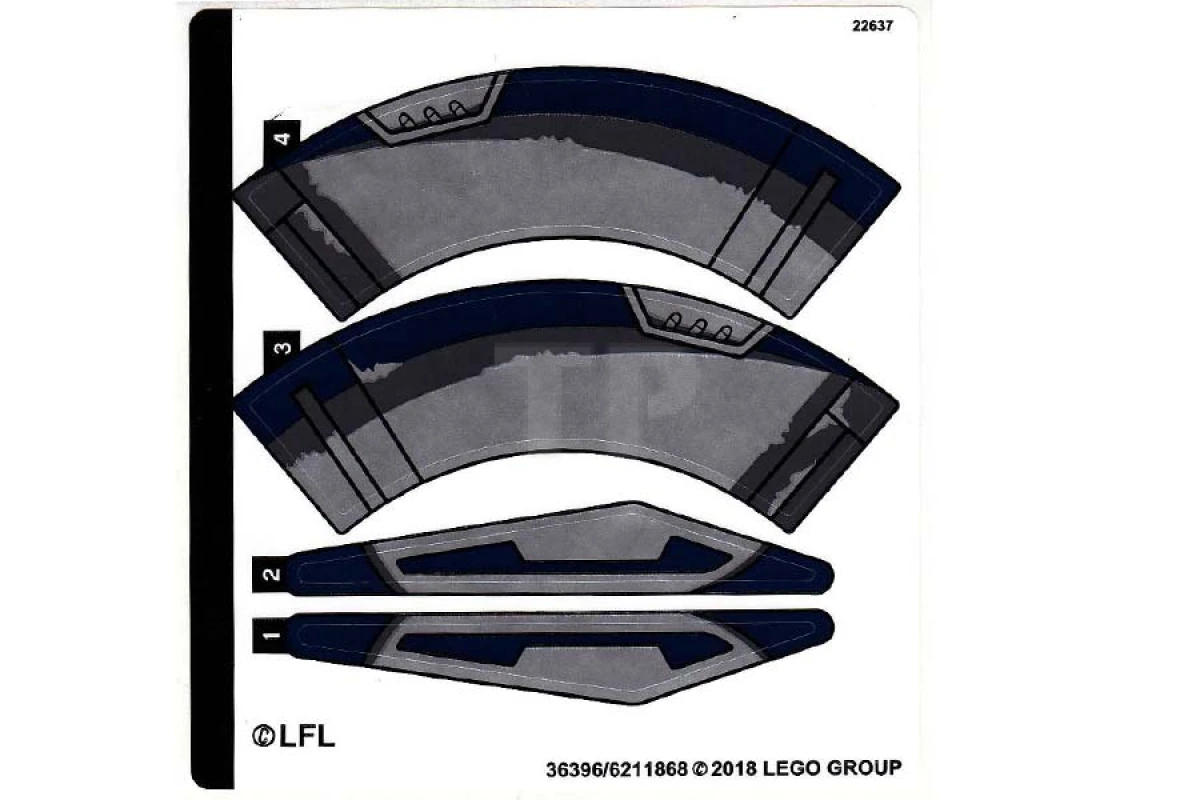 LEGO&reg; 6211868 - Pegatina para Set 75199