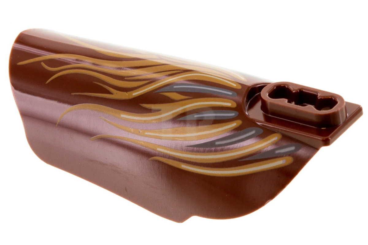 LEGO&reg; 6195457 - 26831pb01 - Large Figure Armor, Arm / Leg Dark