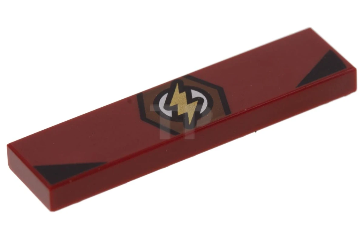 LEGO&reg; 6213533 - 2431pb501 - Tile 1 x 4 with The Flash Pattern