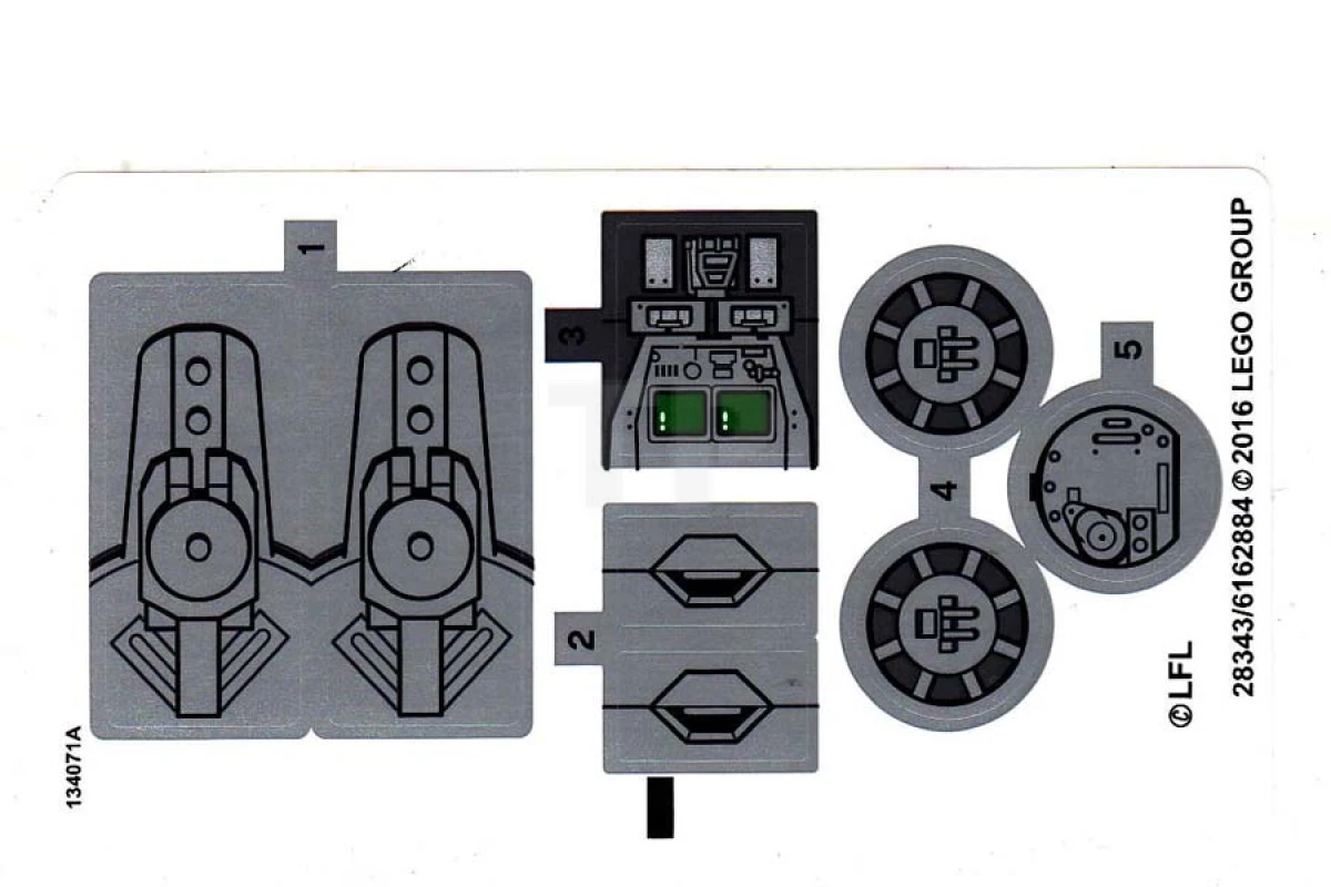 LEGO&reg; 6162884 - Sticker for Set 75153