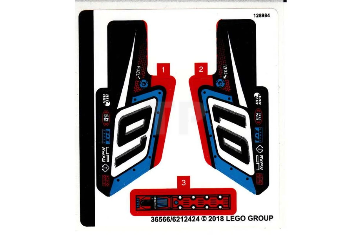 LEGO&reg; 6212424 - Aufkleber für Set 42073