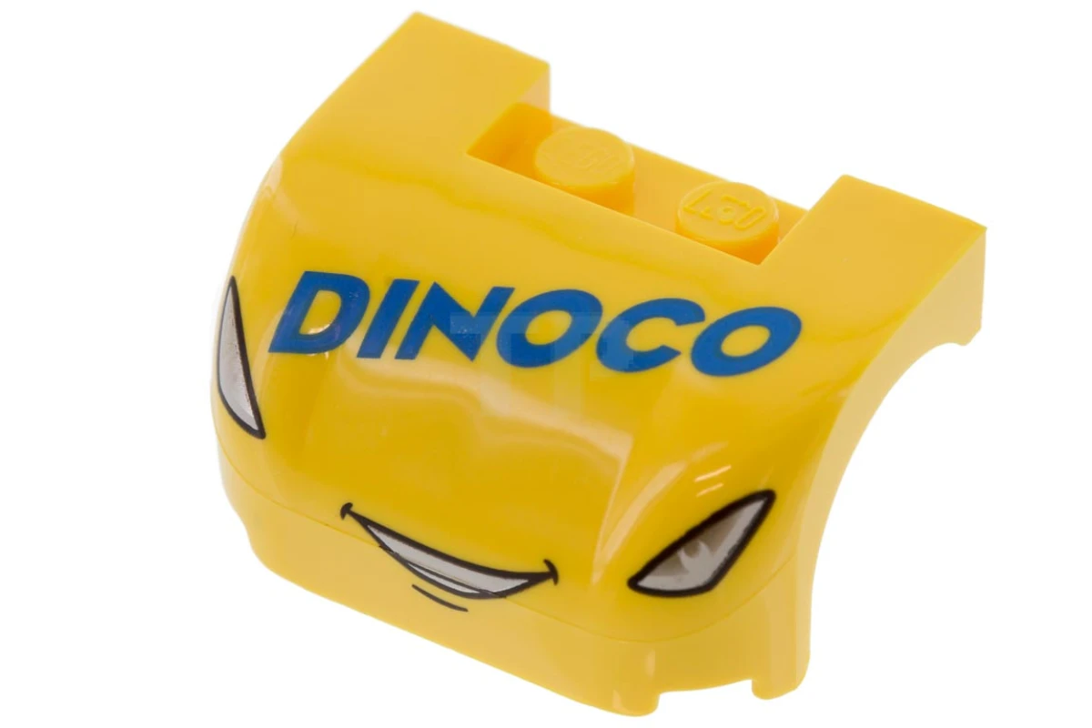 LEGO&reg; 6240388 - 93587pb17 - Couvercle de moteur 3 x 4 x 1 2/3 avec motif facial