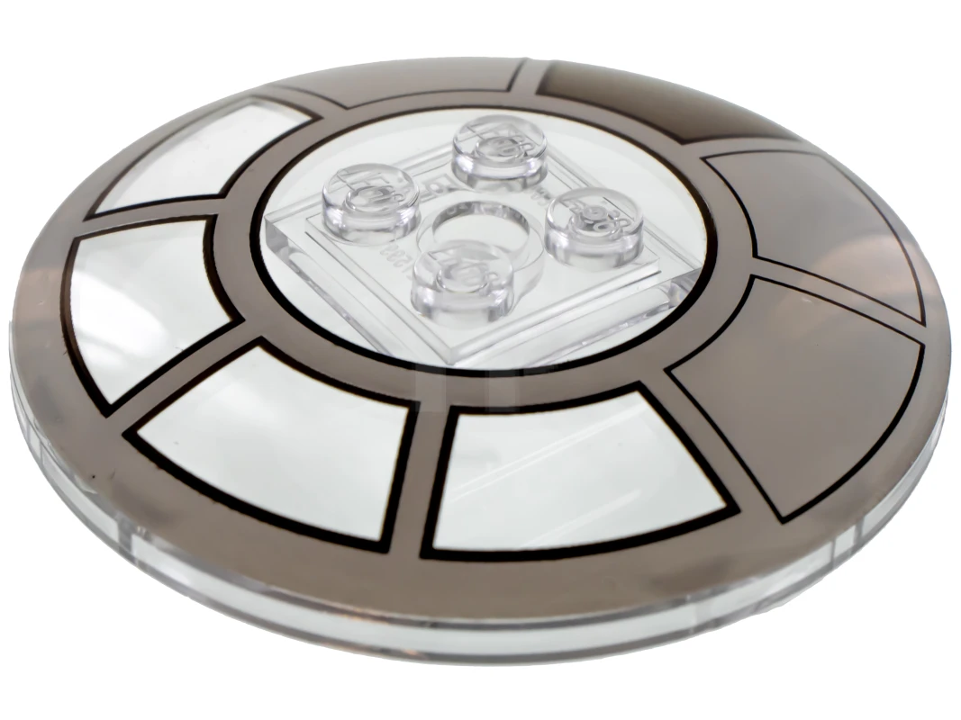 LEGO&reg; 6528670 - 44375bpb08 - Dish 6 x 6 Inverted (Radar) with Radial Millennium Falcon Cockpit Pattern