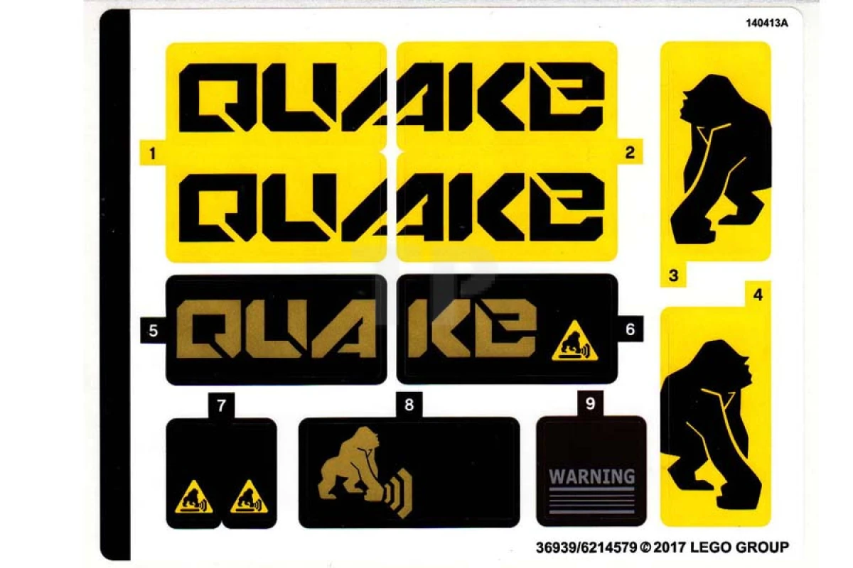 LEGO&reg; 6214579 - Autocollant pour l'ensemble 70632