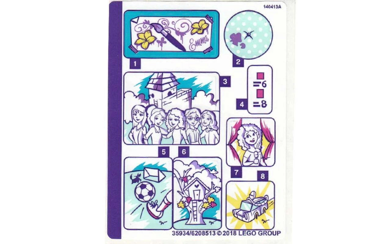 LEGO&reg; 6208513 - Sticker for Set 41332