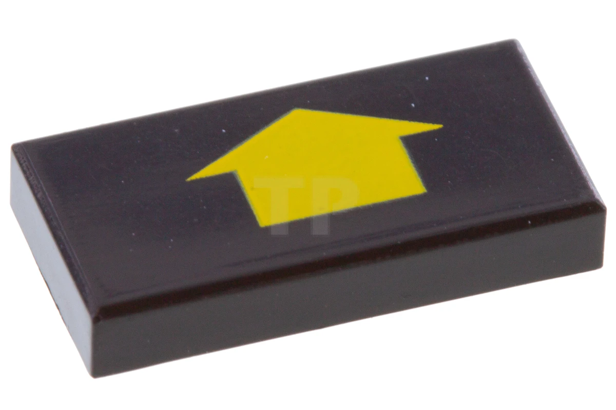 LEGO&reg; 82057 - 3069p21 - Piastrelle 1 x 2 con motivo a freccia corta