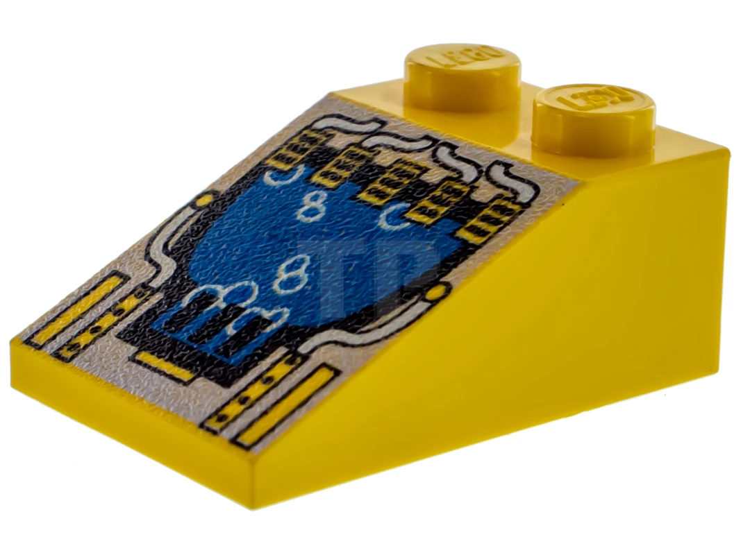 LEGO&reg; 4110062 - 3298pb001 - Pendenza 3 x 2 - 33° con schema a bolle subacquee