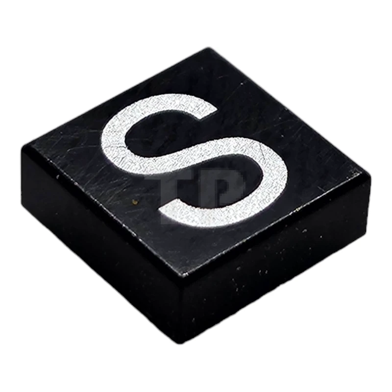 LEGO&reg; 6044190 - 3070pb027 - Fliese 1 x 1 mit Großbuchstaben S-Muster