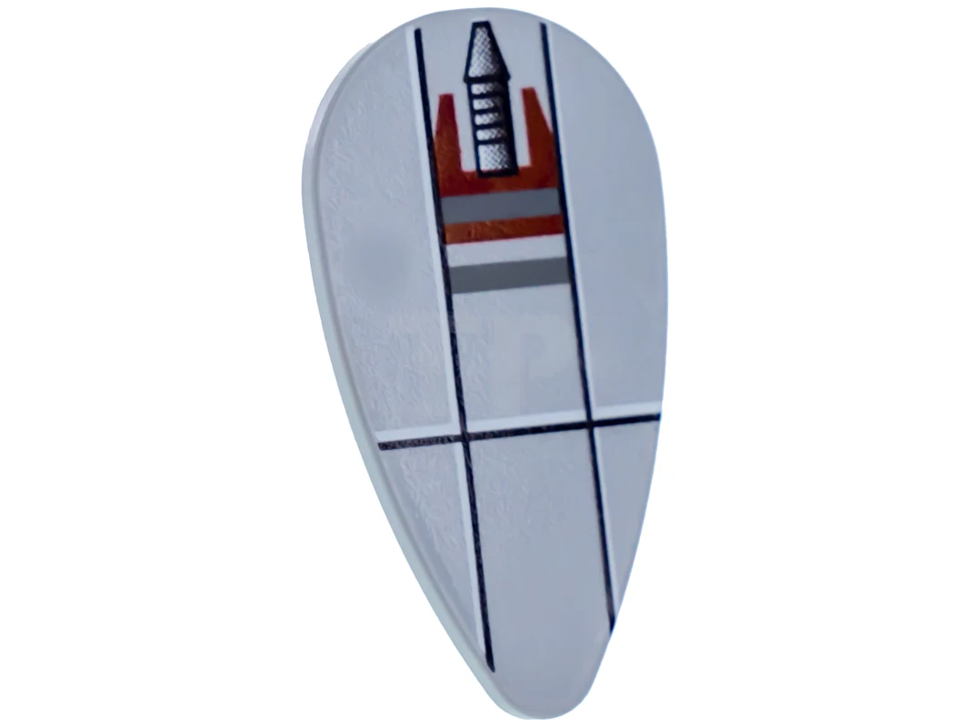 LEGO&reg; 4262520 - 2586px6 - Schild Eivormig met SW Schildpatroon