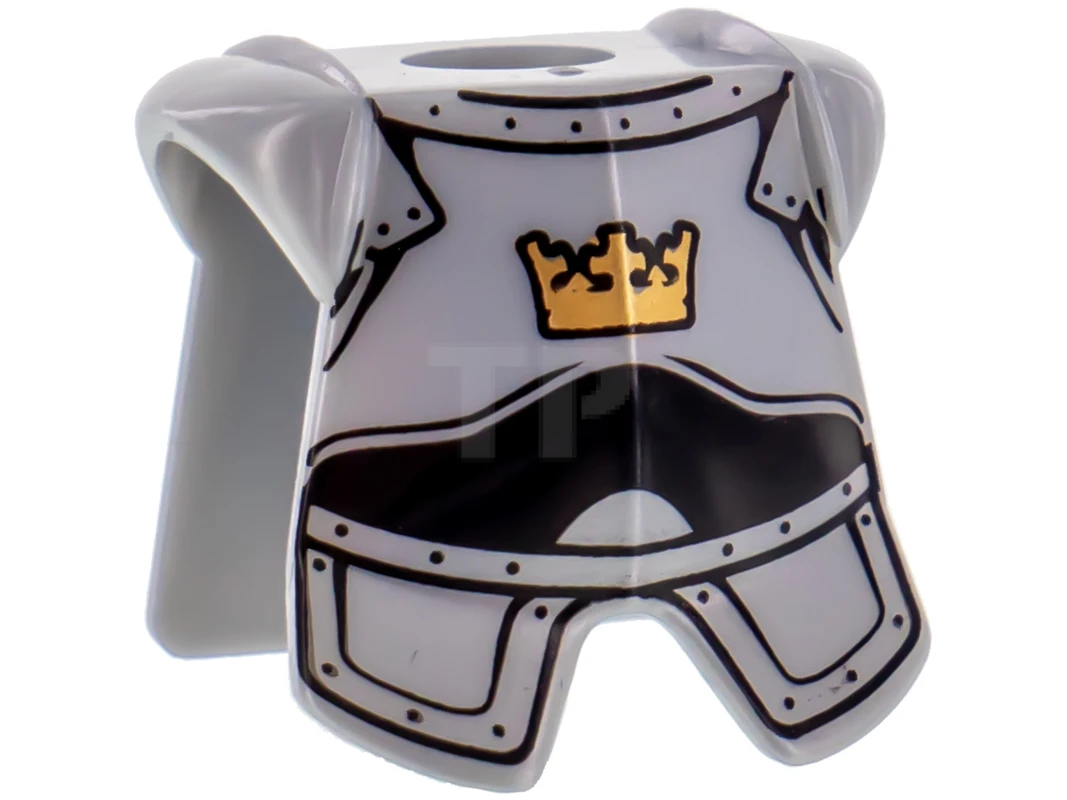 LEGO&reg; 4506822 - 2587pb19 - Minifiguur, Pantser Borstplaat met Beenbescherming, Fantasy Era Kroonpatroon