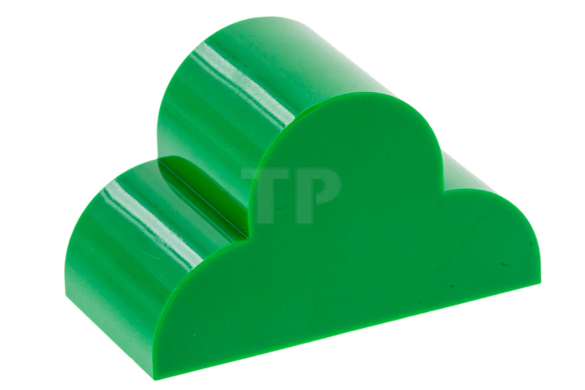 LEGO&reg; 621628 - 6216 - Brick, Modified 2 x 4 x 2 No Studs, Triple Curved Top