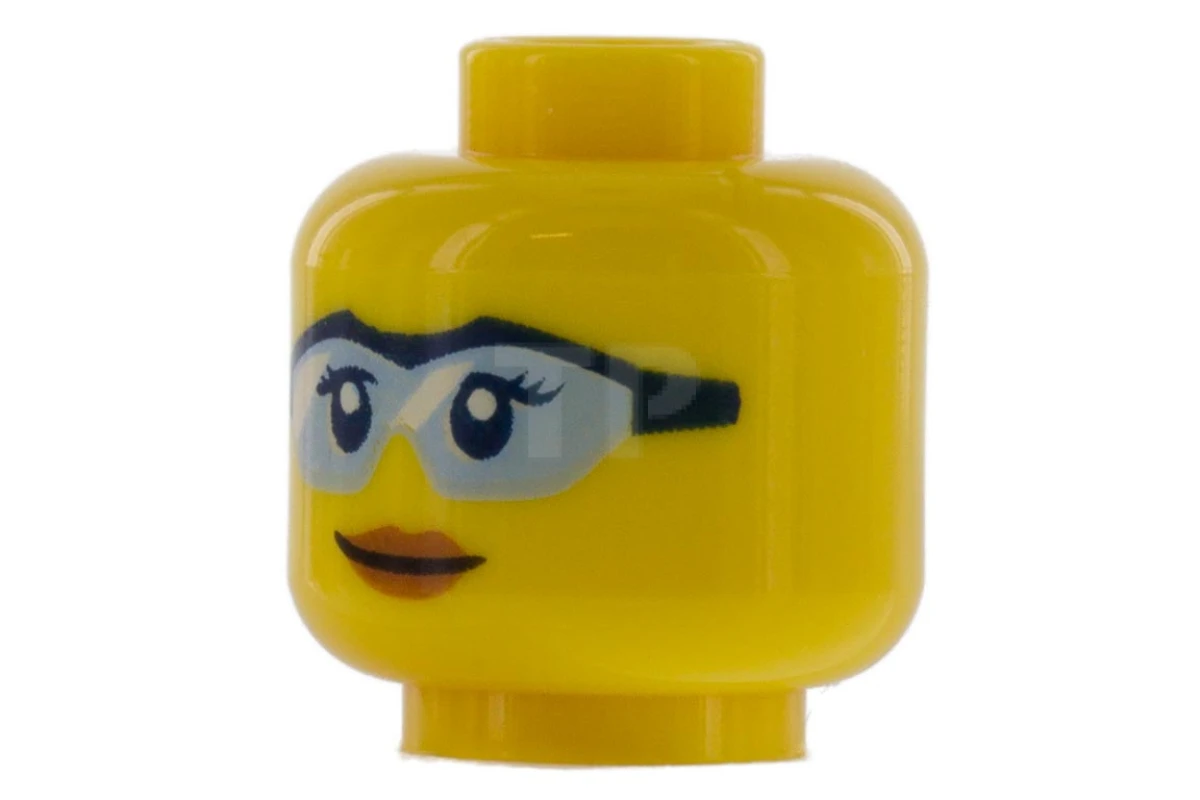 LEGO&reg; 6174454 - 3626cpb1766 - Head Minifig with Glasses Pattern