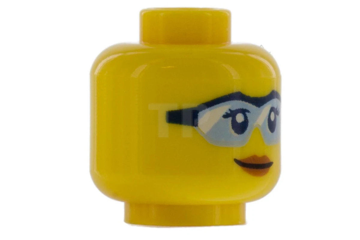 LEGO&reg; 6174454 - 3626cpb1766 - Head Minifig with Glasses Pattern