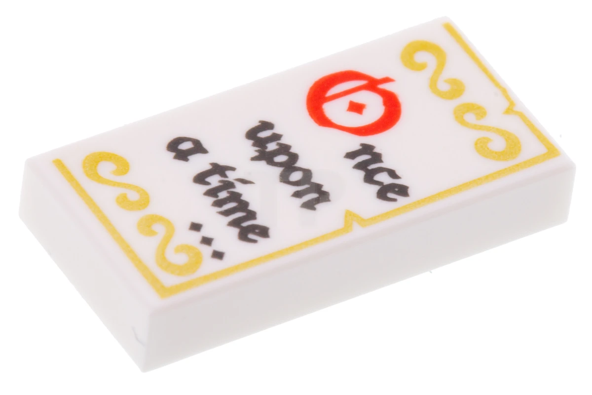 LEGO&reg; 6157985 - 3069pb0507 - Piastrelle 1 x 2 con 