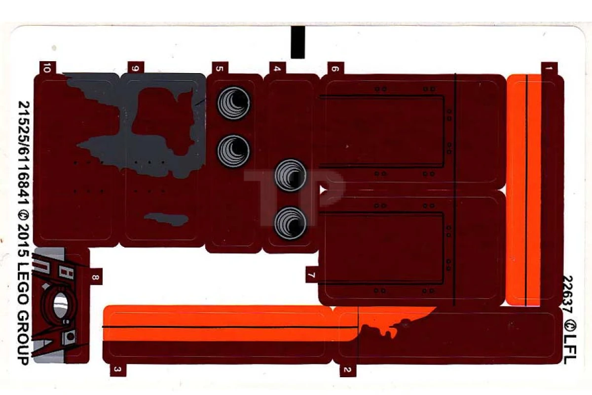 LEGO&reg;  - Sticker for Set 75099 (International Version)