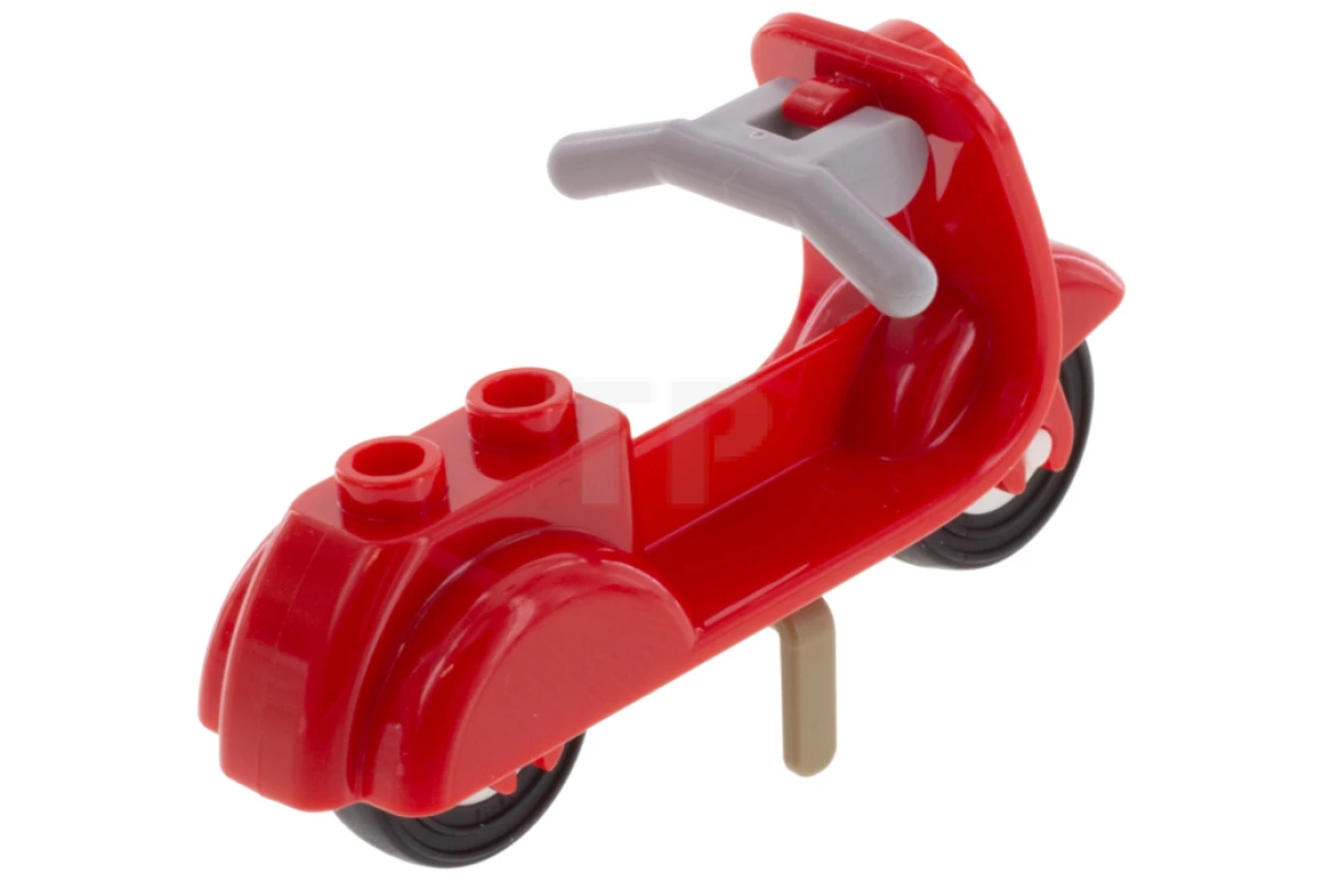 LEGO&reg;  - 15396c05 - Scooter with Dark Tan Stand and Light Bluish Gray Handlebars - Complete Assembly