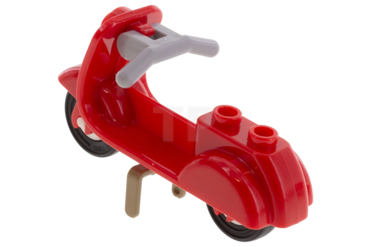 LEGO&reg;  - 15396c05 - Scooter with Dark Tan Stand and Light Bluish Gray Handlebars - Complete Assembly
