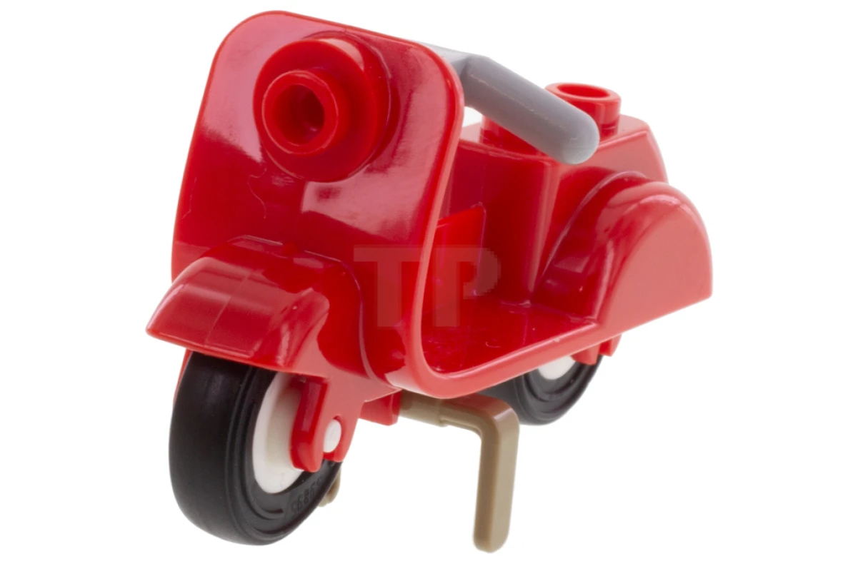 LEGO&reg;  - 15396c05 - Scooter with Dark Tan Stand and Light Bluish Gray Handlebars - Complete Assembly