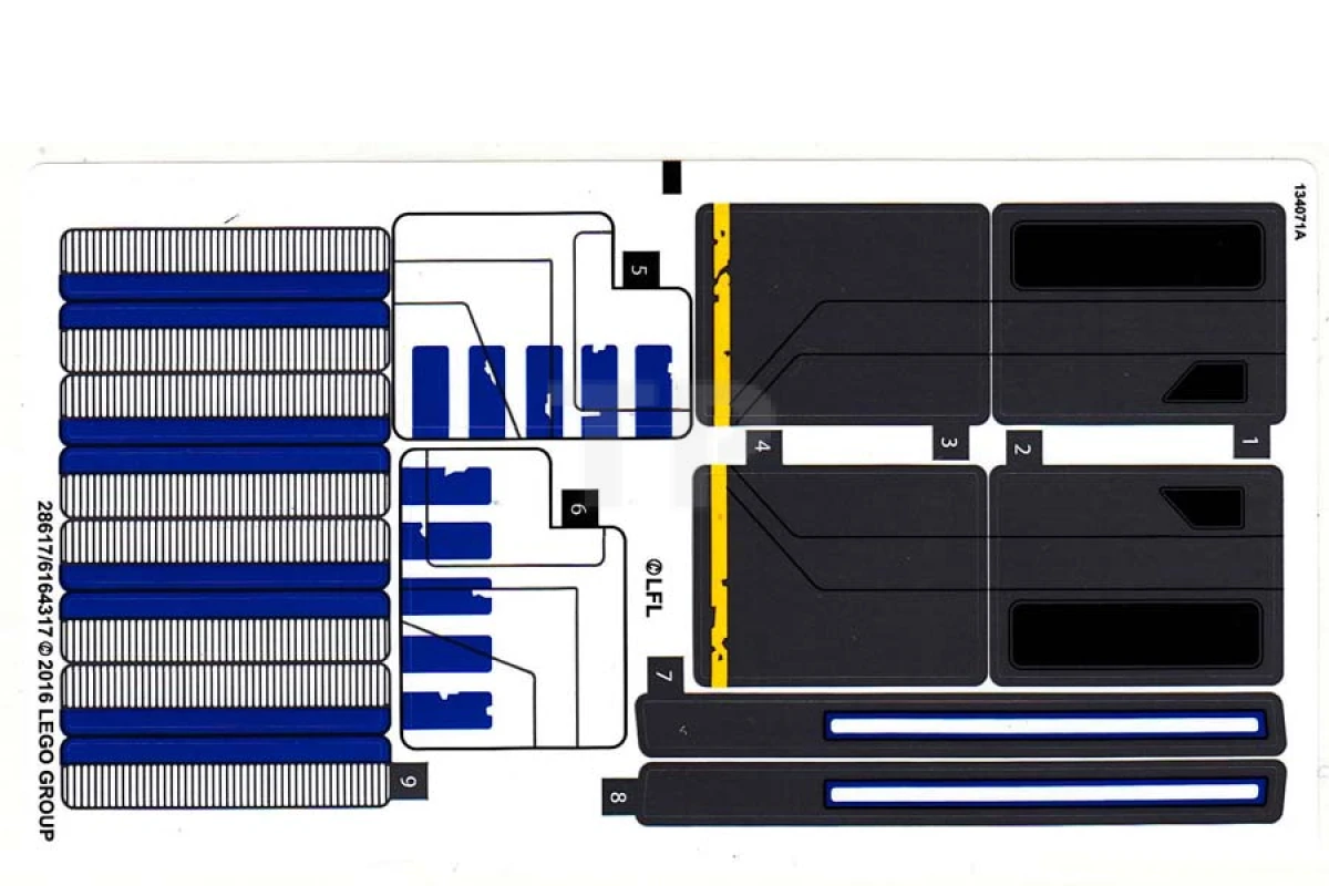 LEGO&reg; 6164317 - Sticker voor set 75155 (Noord-Amerikaanse versie)