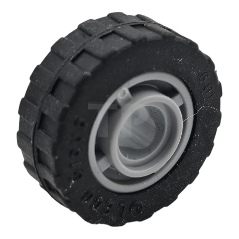 LEGO&reg; 42610c03 -  - Wheel 11mm D. x 8mm with Center Groove with Black Tire 17.5mm D. x 6mm with Shallow Staggered Treads - Band Around Center of Tread (42610 / 92409)