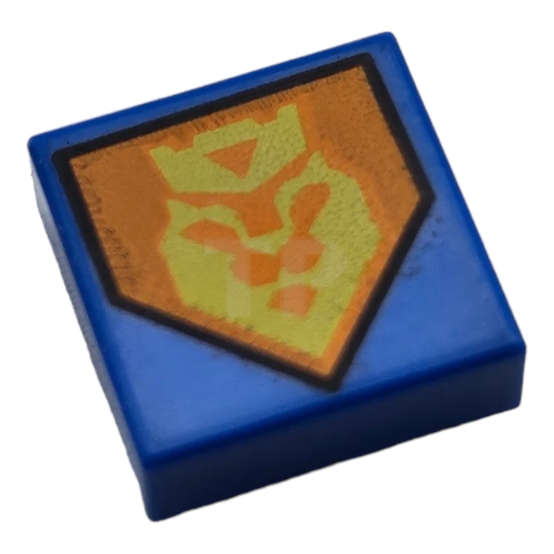 LEGO&reg; 6132701 - 3070pb097 - Fliese 1 x 1 mit König auf Fünfeck-Schild-Muster