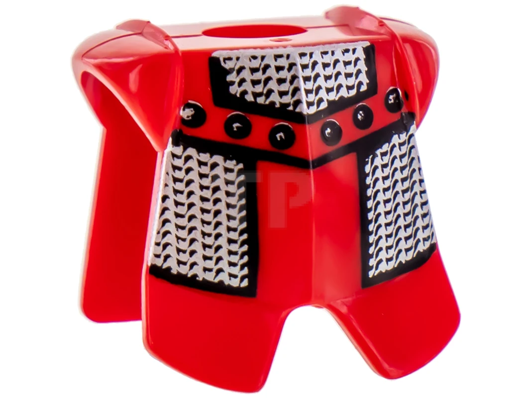 LEGO&reg; 4293421 - 2587pb11 - Minifig, Armor Breastplate with Leg Protection, Adric/Kentis Chain Mail Pattern