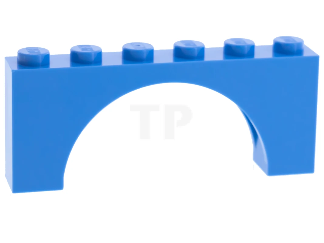 LEGO&reg; 6186139 - 15254 - Brick 1 x 6 x 2 Arch - Medium Thick Top without Reinforced Underside