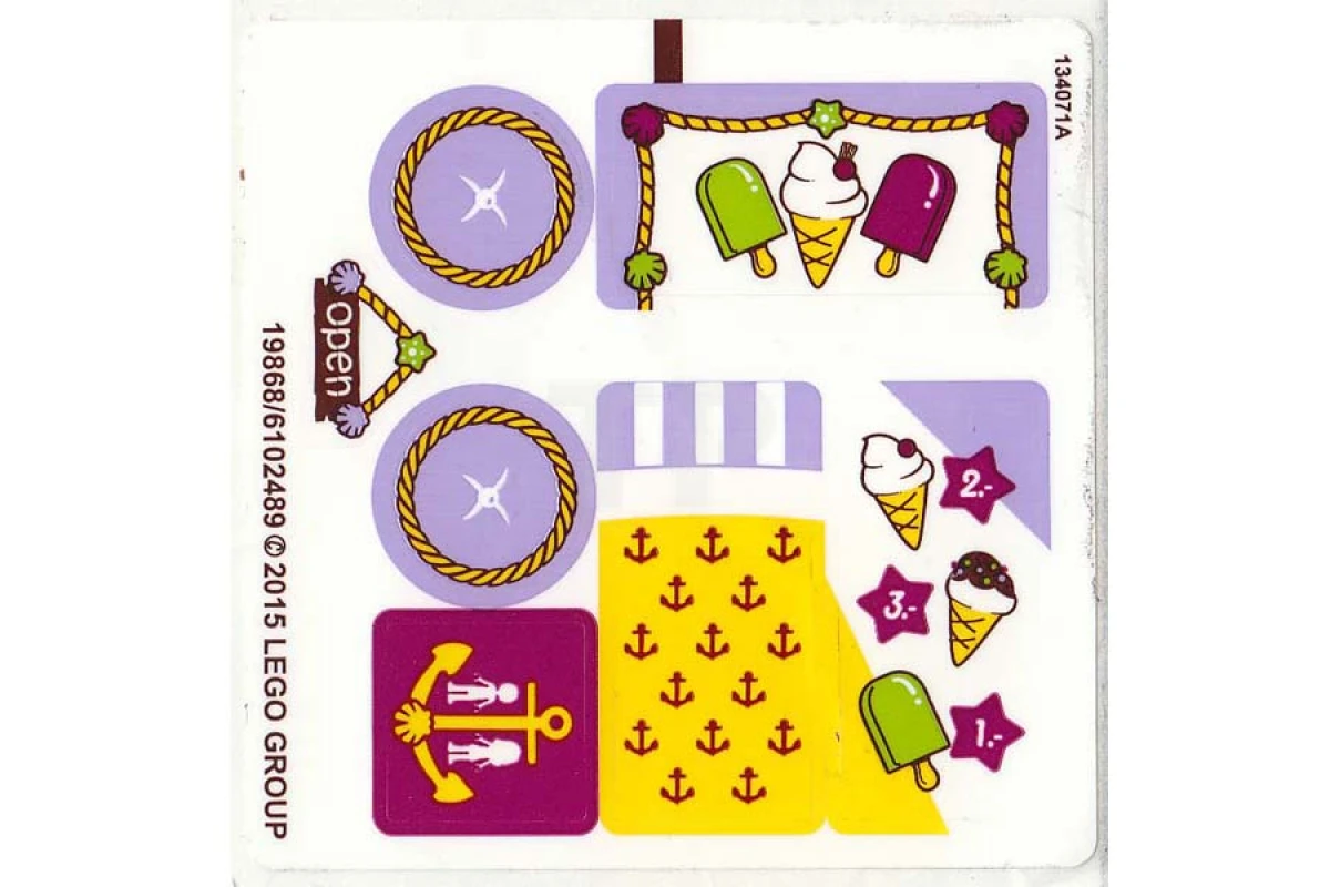 LEGO&reg; 6102489 - Sticker for Set 41094 (North American Version)