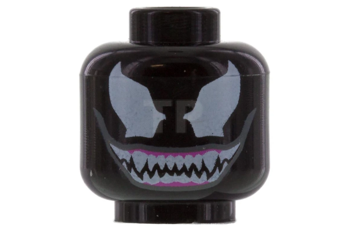 LEGO&reg; 6015953 - 3626cpb1066 - Head Minifig with Alien Face Pattern (Venom)