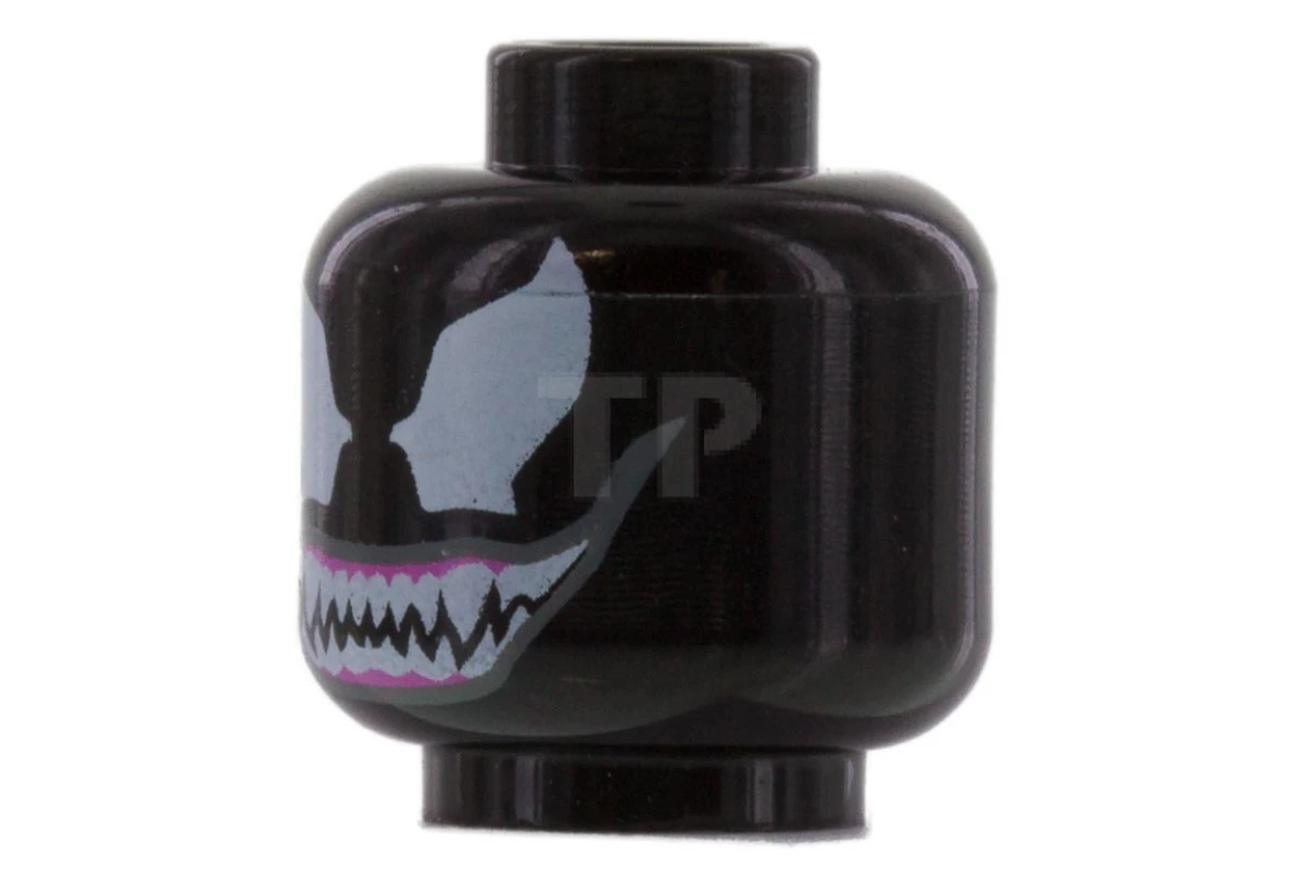 LEGO&reg; 6015953 - 3626cpb1066 - Head Minifig with Alien Face Pattern (Venom)