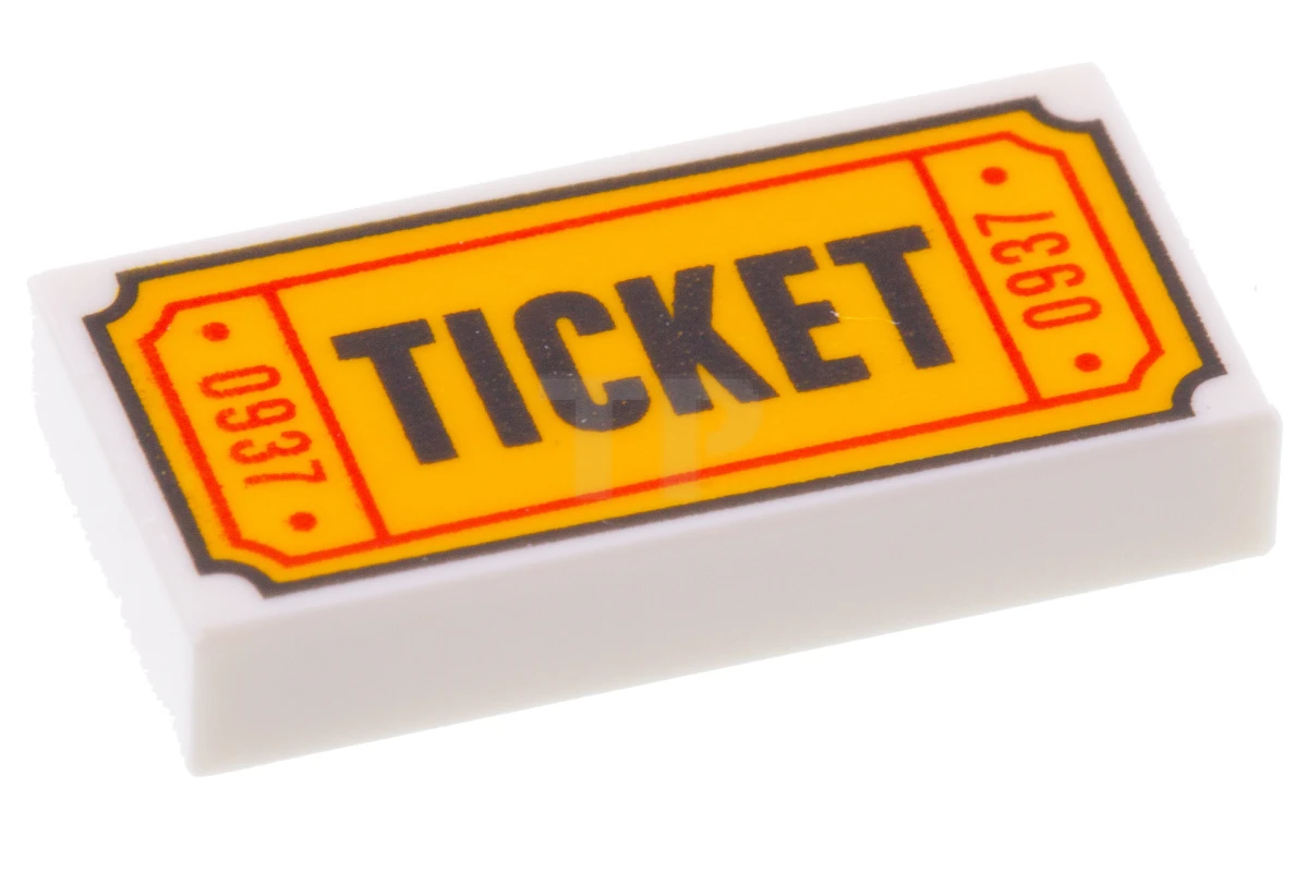 LEGO&reg; 6192534 - 3069pb0584 - Carreau 1 x 2 avec motif 