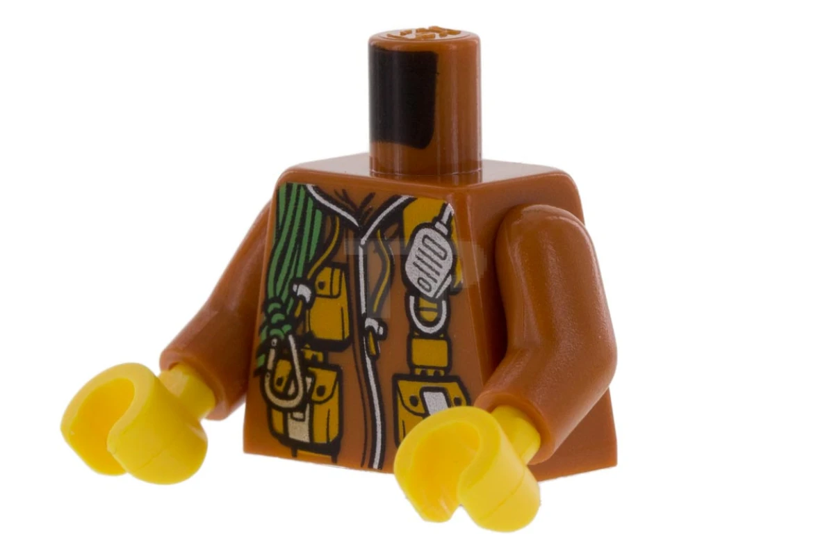 LEGO&reg; 973pb2756c01 - 6179212 - Torso (complete) with Jungle Explorer Jacket Pattern 