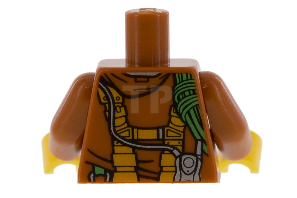 LEGO&reg; 973pb2756c01 - 6179212 - Torso (complete) with Jungle Explorer Jacket Pattern 