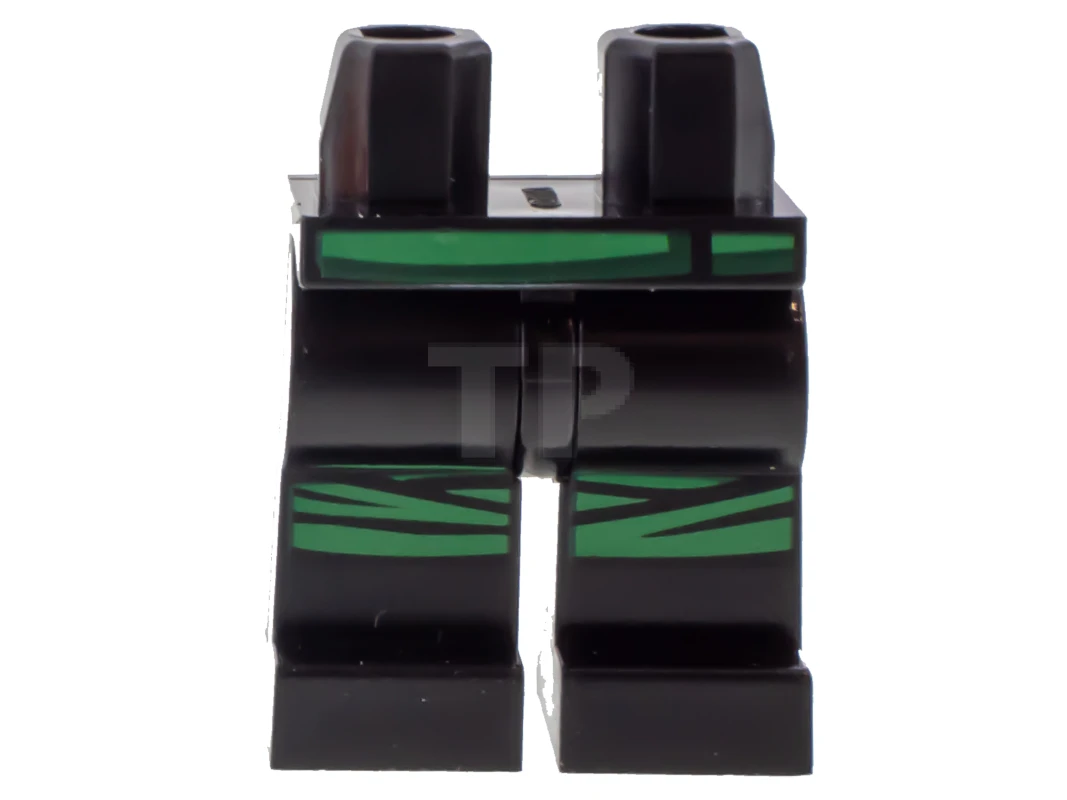 LEGO&reg; 6196595 - 970c00pb0691 - Legs Minifig with Belt and Knee Straps Pattern